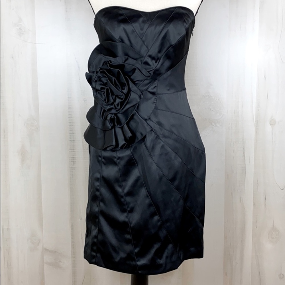 White House Black market cocktail black dress